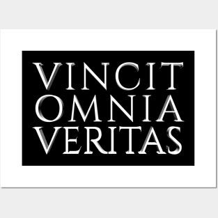 VINCIT OMNIA VERITAS - 3D Dark Posters and Art